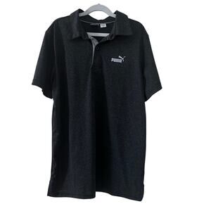 Puma Golf Polo Shirt - Youth Large - Heathered Gray